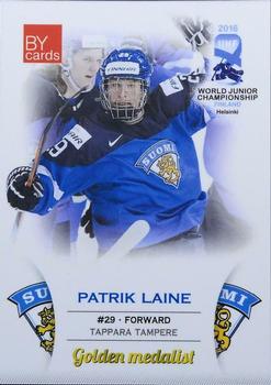2016 BY Cards IIHF World Junior Championship #FIN/U20-09 Patrik Laine Front