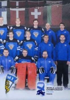 2016 BY Cards IIHF World Junior Championship #FIN/U20-18 Team Photo Front