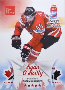 2016 BY Cards IIHF World Championship (Unlicensed) #CAN-022 Ryan O'Reilly Front
