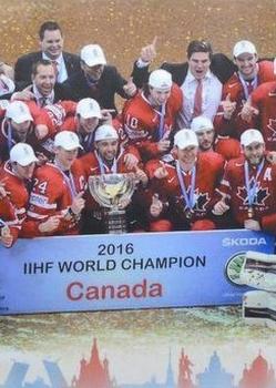 2016 BY Cards IIHF World Championship (Unlicensed) #CAN-026 Team Photo Front