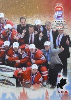 2016 BY Cards IIHF World Championship (Unlicensed) #CAN-027 Team Photo Front