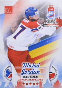 2016 BY Cards IIHF World Championship (Unlicensed) #CZE-008 Michal Jordan Front