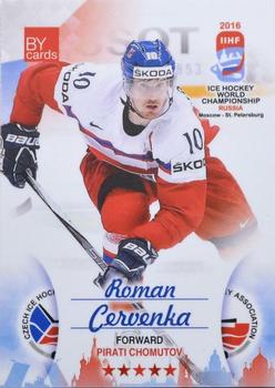 2016 BY Cards IIHF World Championship (Unlicensed) #CZE-011 Roman Cervenka Front