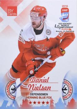 2016 BY Cards IIHF World Championship (Unlicensed) #DEN-005 Daniel Nielsen Front
