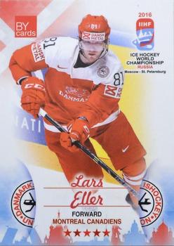 2016 BY Cards IIHF World Championship (Unlicensed) #DEN-023 Lars Eller Front