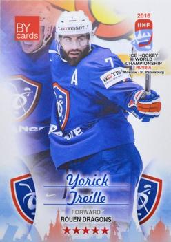 2016 BY Cards IIHF World Championship (Unlicensed) #FRA-011 Yorick Treille Front