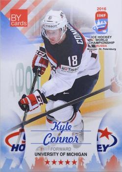 2016 BY Cards IIHF World Championship (Unlicensed) #USA-015 Kyle Connor Front