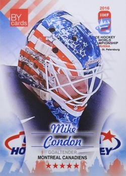 2016 BY Cards IIHF World Championship (Unlicensed) #USA-027 Mike Condon Front