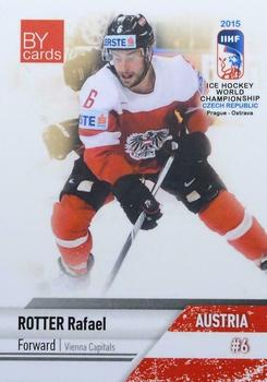 2015 BY Cards IIHF World Championship (Unlicensed) #AUS-07 Rafael Rotter Front