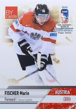 2015 BY Cards IIHF World Championship (Unlicensed) #AUS-10 Mario Fischer Front