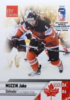 2015 BY Cards IIHF World Championship (Unlicensed) #CAN-05 Jake Muzzin Front