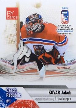 2015 BY Cards IIHF World Championship (Unlicensed) #CZE-01 Jakub Kovar Front
