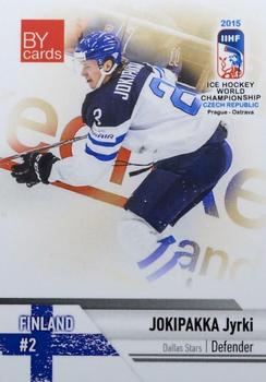 2015 BY Cards IIHF World Championship (Unlicensed) #FIN-03 Jyrki Jokipakka Front