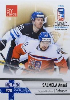 2015 BY Cards IIHF World Championship (Unlicensed) #FIN-06 Anssi Salmela Front