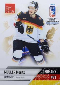 2015 BY Cards IIHF World Championship (Unlicensed) #GER-05 Moritz Muller Front