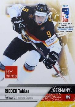 2015 BY Cards IIHF World Championship (Unlicensed) #GER-06 Tobias Rieder Front