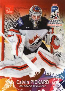 2017 BY Cards IIHF World Championship #CAN/2017-03 Calvin Pickard Front