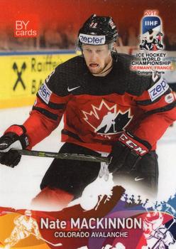 2017 BY Cards IIHF World Championship #CAN/2017-20 Nathan Mackinnon Front