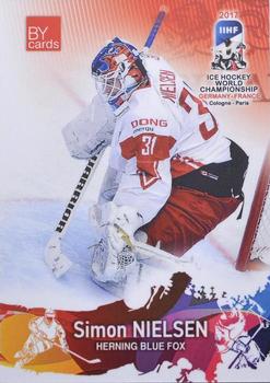 2017 BY Cards IIHF World Championship #DEN/2017-01 Simon Nielsen Front