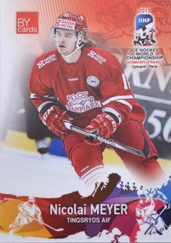 2017 BY Cards IIHF World Championship #DEN/2017-24 Nicolai Meyer Front