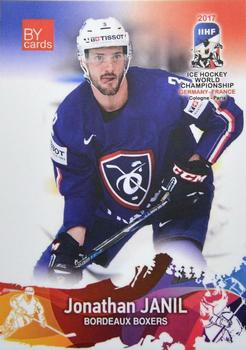 2017 BY Cards IIHF World Championship #FRA/2017-04 Jonathan Janil Front