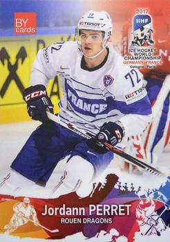 2017 BY Cards IIHF World Championship #FRA/2017-22 Jordann Perret Front