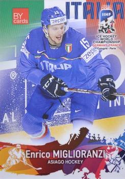 2017 BY Cards IIHF World Championship #ITA/2017-04 Enrico Miglioranzi Front
