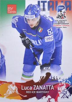 2017 BY Cards IIHF World Championship #ITA/2017-10 Luca Zanatta Front
