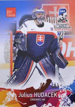 2017 BY Cards IIHF World Championship #SVK/2017-02 Julius Hudacek Front