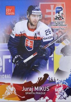 2017 BY Cards IIHF World Championship #SVK/2017-08 Juraj Mikus Front