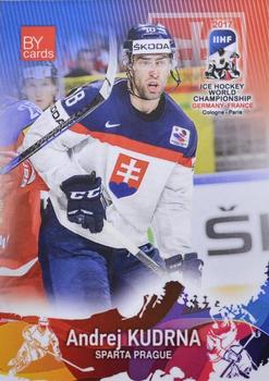 2017 BY Cards IIHF World Championship #SVK/2017-14 Andrej Kudrna Front