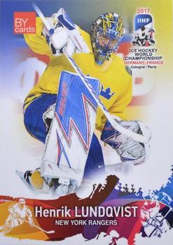 2017 BY Cards IIHF World Championship #SWE/2017-03 Henrik Lundqvist Front