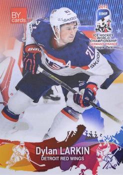 2017 BY Cards IIHF World Championship #USA/2017-21 Dylan Larkin Front