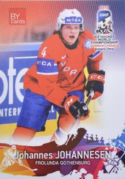 2017 BY Cards IIHF World Championship #NOR/2017-03 Johannes Johannesen Front