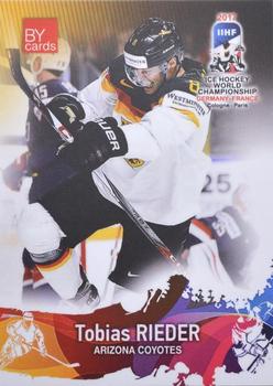 2017 BY Cards IIHF World Championship #GER/2017-11 Tobias Rieder Front