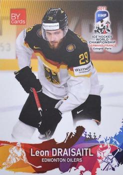 2017 BY Cards IIHF World Championship #GER/2017-15 Leon Draisaitl Front