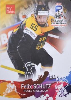2017 BY Cards IIHF World Championship #GER/2017-21 Felix Schutz Front