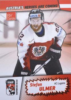 2018 BY Cards IIHF World Championship (Unlicensed) #AUT/2018-06 Stefan Ulmer Front