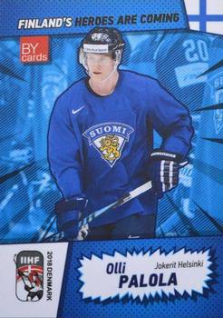 2018 BY Cards IIHF World Championship (Unlicensed) #FIN/2018-20 Olli Palola Front
