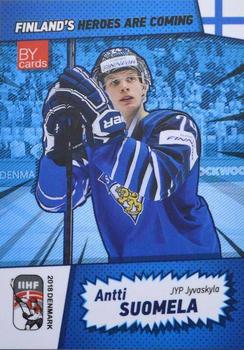 2018 BY Cards IIHF World Championship (Unlicensed) #FIN/2018-22 Antti Suomela Front