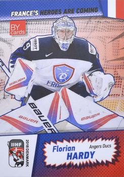2018 BY Cards IIHF World Championship (Unlicensed) #FRA/2018-03 Florian Hardy Front