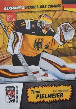 2018 BY Cards IIHF World Championship (Unlicensed) #GER/2018-03 Timo Pielmeier Front
