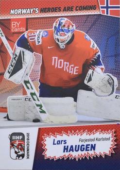 2018 BY Cards IIHF World Championship (Unlicensed) #NOR/2018-01 Lars Haugen Front