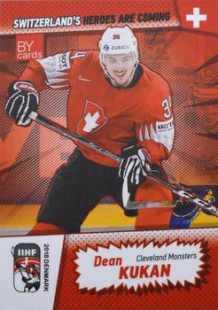 2018 BY Cards IIHF World Championship (Unlicensed) #SUI/2018-05 Dean Kukan Front