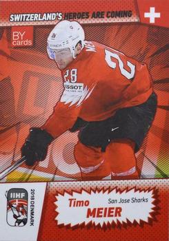 2018 BY Cards IIHF World Championship (Unlicensed) #SUI/2018-17 Timo Meier Front