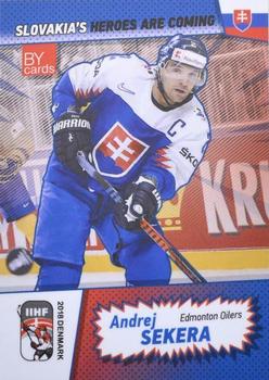 2018 BY Cards IIHF World Championship (Unlicensed) #SVK/2018-04 Andrej Sekera Front