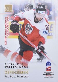 2019 BY Cards IIHF World Championship #AUT/2019-09 Alexander Pallestrang Front