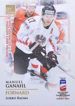 2019 BY Cards IIHF World Championship #AUT/2019-33 Manuel Ganahl Front