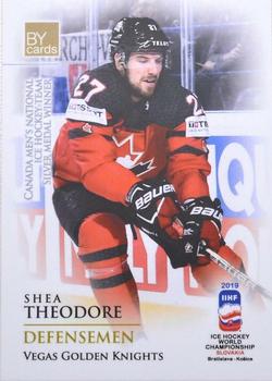 2019 BY Cards IIHF World Championship #CAN/2019-07 Shea Theodore Front