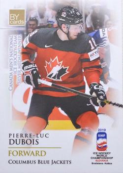 2019 BY Cards IIHF World Championship #CAN/2019-17 Pierre-Luc Dubois Front